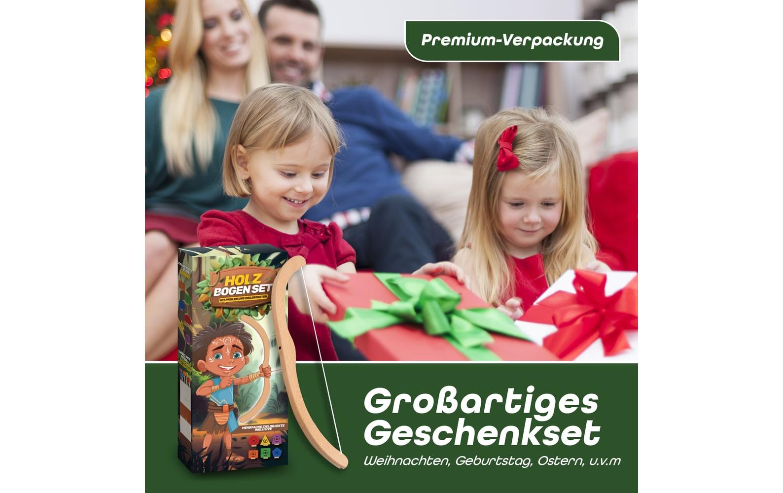 Bogenkönig Bogenschiess-Set 12-teilig