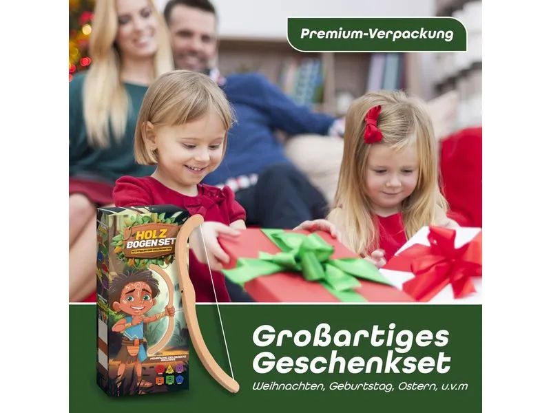 Bogenkönig Bogenschiess-Set 12-teilig Bogenkönig Bogenschiess-Set 12-teilig