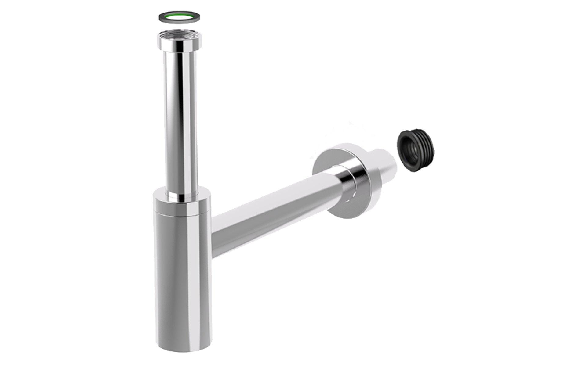 diaqua® Lavabosiphon Profi-Line 1 1/4 x Ø 40 mm, Verchromt