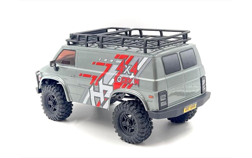 Absima Crawler CR18P EVO-V2 Rock Van grey, 4WD, RTR, 1:18