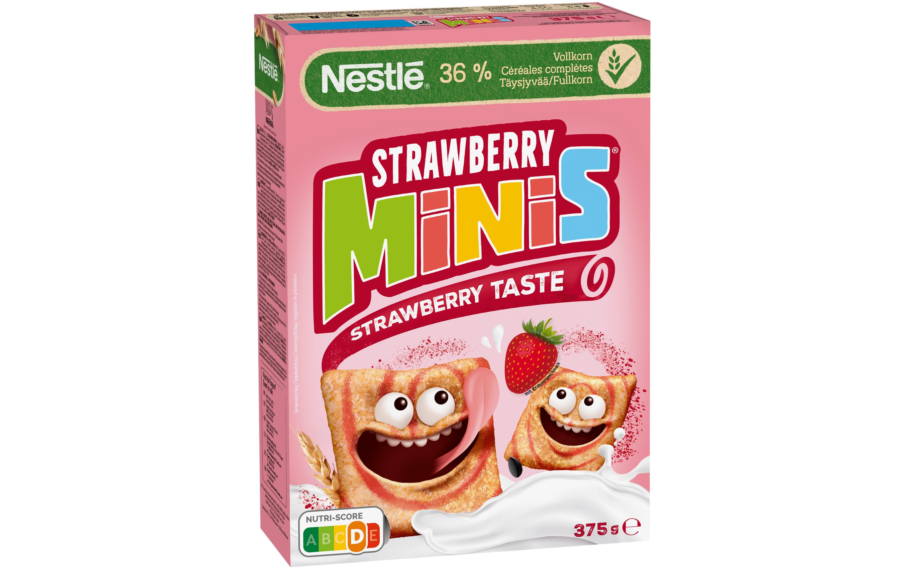 Nestlé Cerealien Strawberry Minis Cerealien 375 g Nestlé Cerealien Strawberry Minis Cerealien 375 g