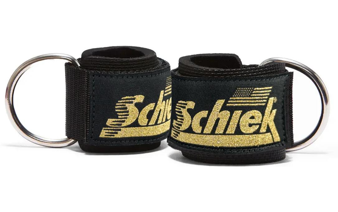 Schiek Sports Fussgelenkriemen Schwarz-Gold