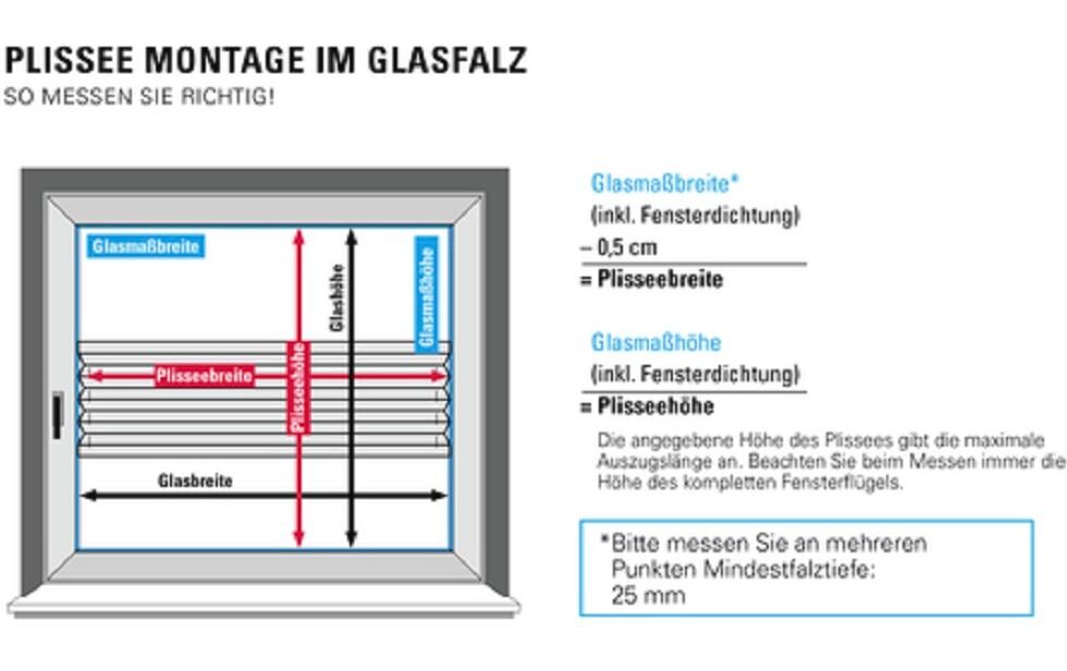 Gardinia Plissée Concept Thermo, Grau, 50 x 130 cm