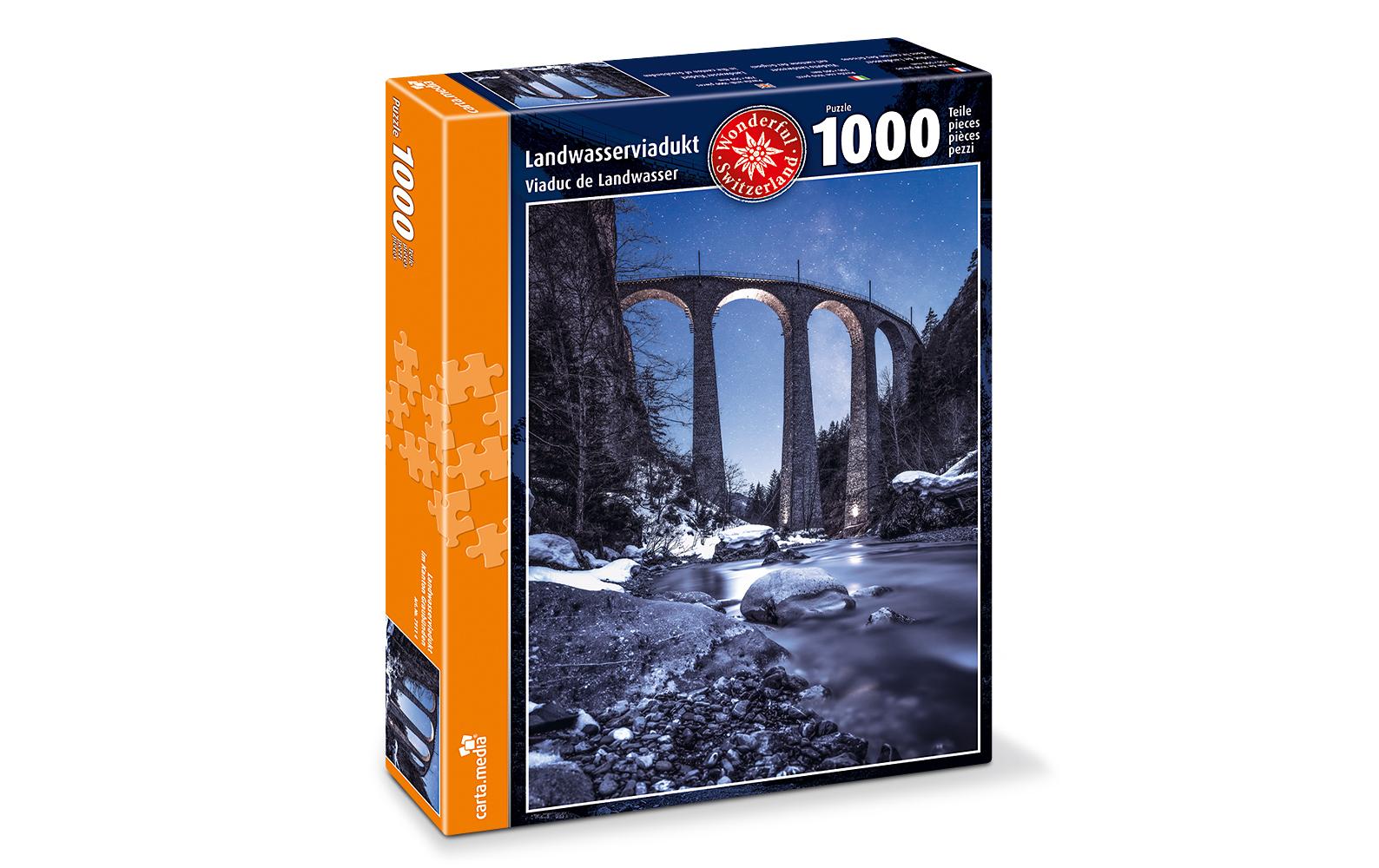 Carta.Media Puzzle Landwasserviadukt 1000 Teile