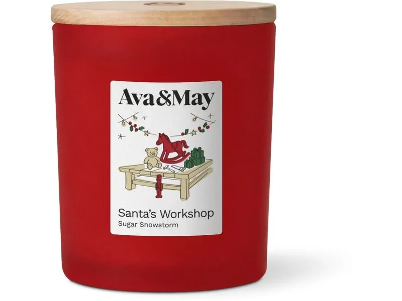AVA & MAY Duftkerze Santa's Workshop 220 g AVA & MAY Duftkerze Santa's Workshop 220 g