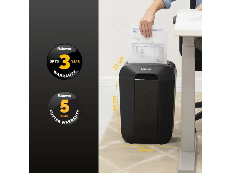 Fellowes Aktenvernichter Powershred LX70 P-4, 11 Seiten