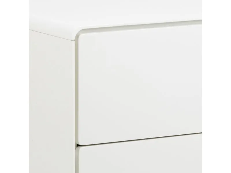 AC Design Kommode Lowell 80 x 80 cm, Weiss