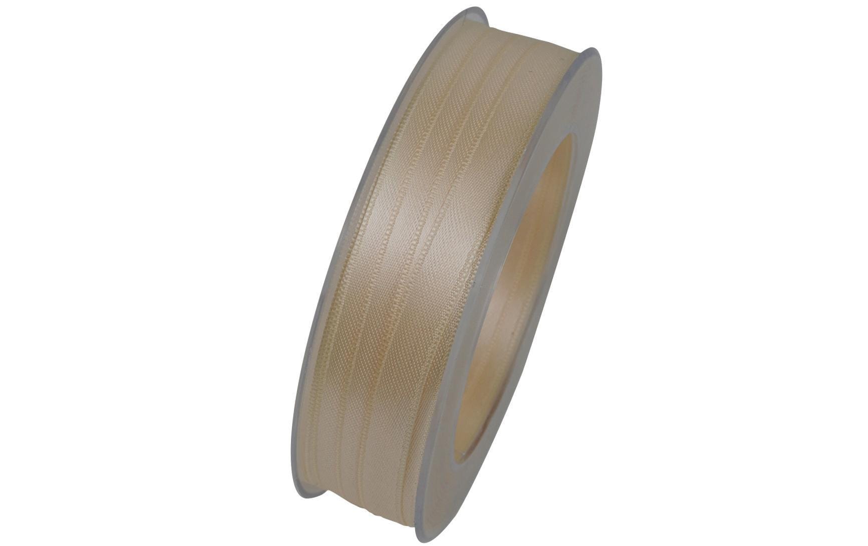 GOLDINA Satinband 10 mm x 25 m, Beige, 1 Stück GOLDINA Satinband 10 mm x 25 m, Beige, 1 Stück