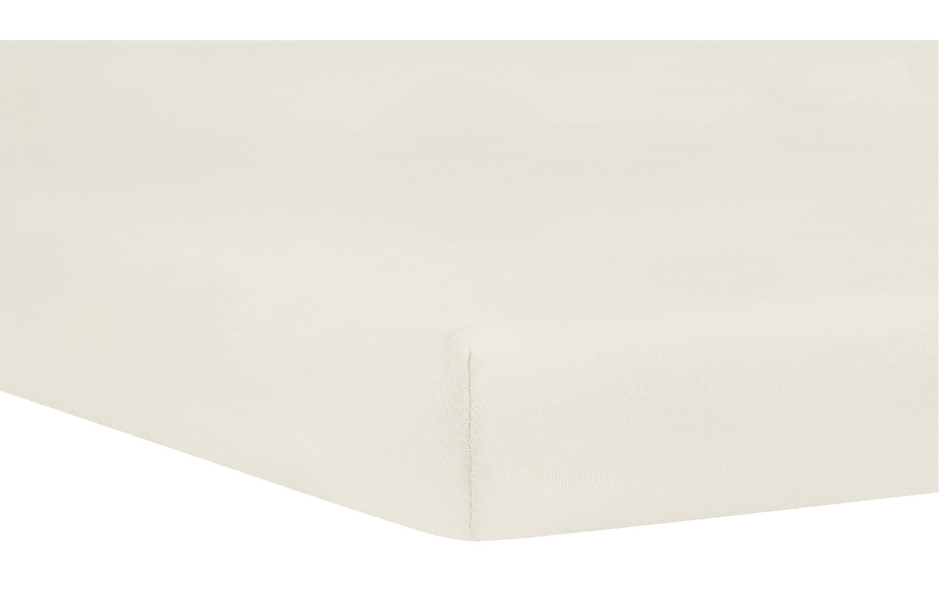 Julius Zöllner Fix-Leintuch Jersey Ecru 90 x 40 cm
