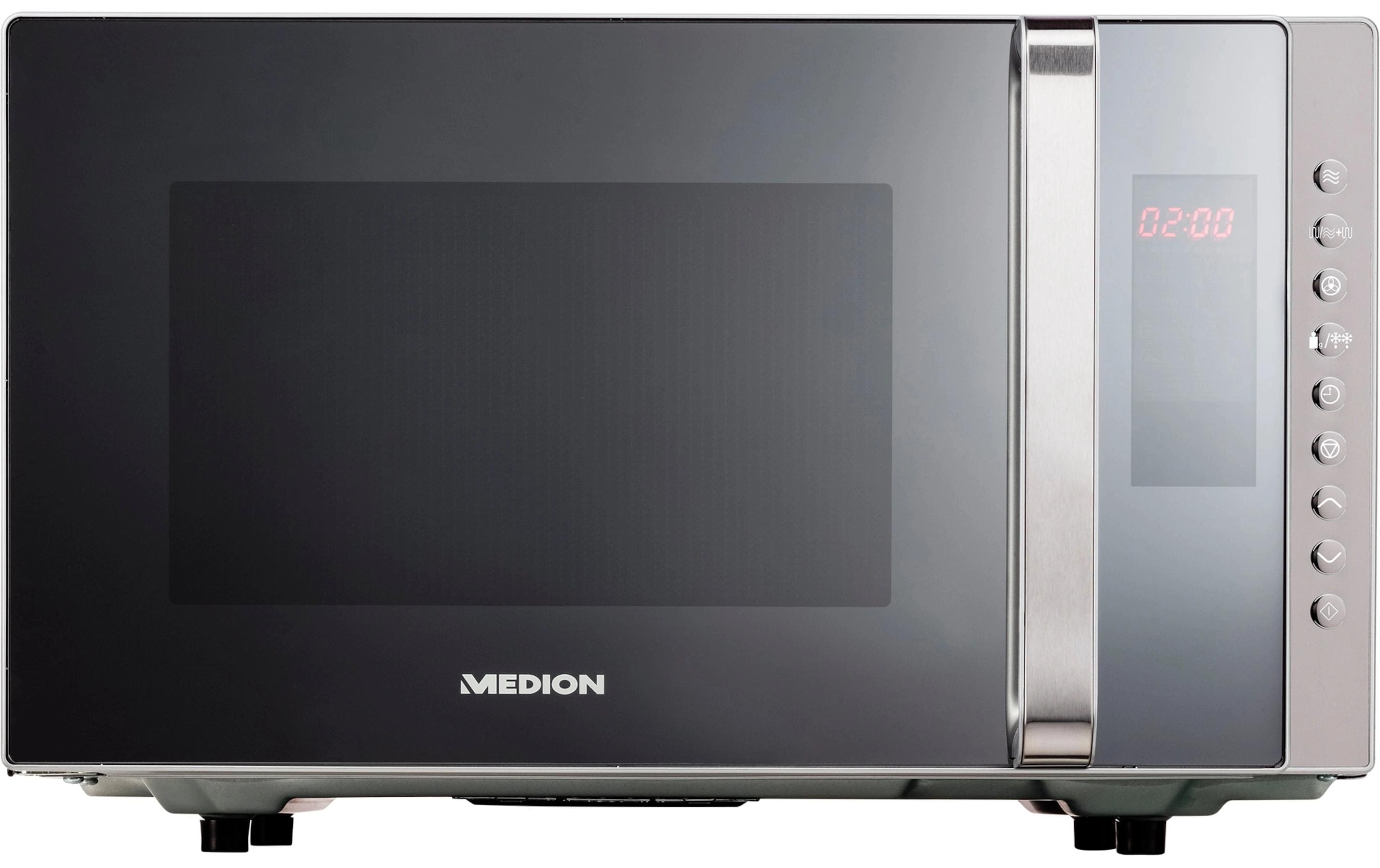 Medion Mikrowelle mit Grill MD 17495 Grau Medion Mikrowelle mit Grill MD 17495 Grau