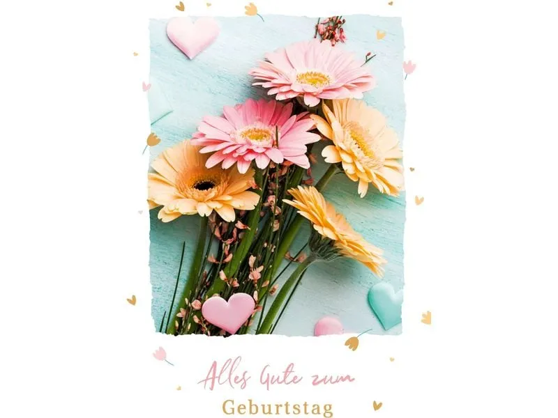 ABC Glückwunschkarte Geburtstag 12.5 x 17.6 cm ABC Glückwunschkarte Geburtstag 12.5 x 17.6 cm