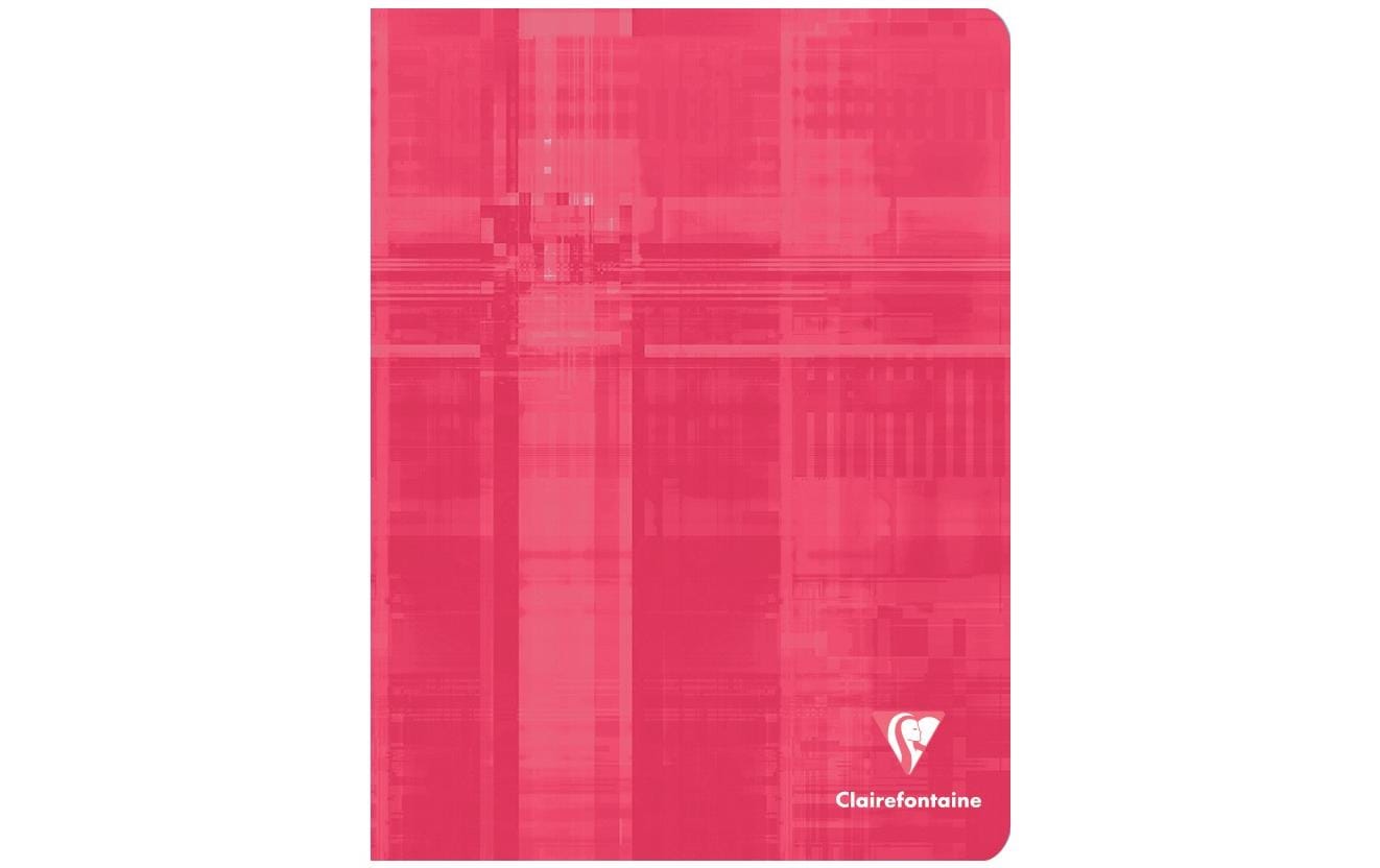 Clairefontaine Schulheft 48 Blatt, 17 x 22 cm, 5 mm kariert, assortiert