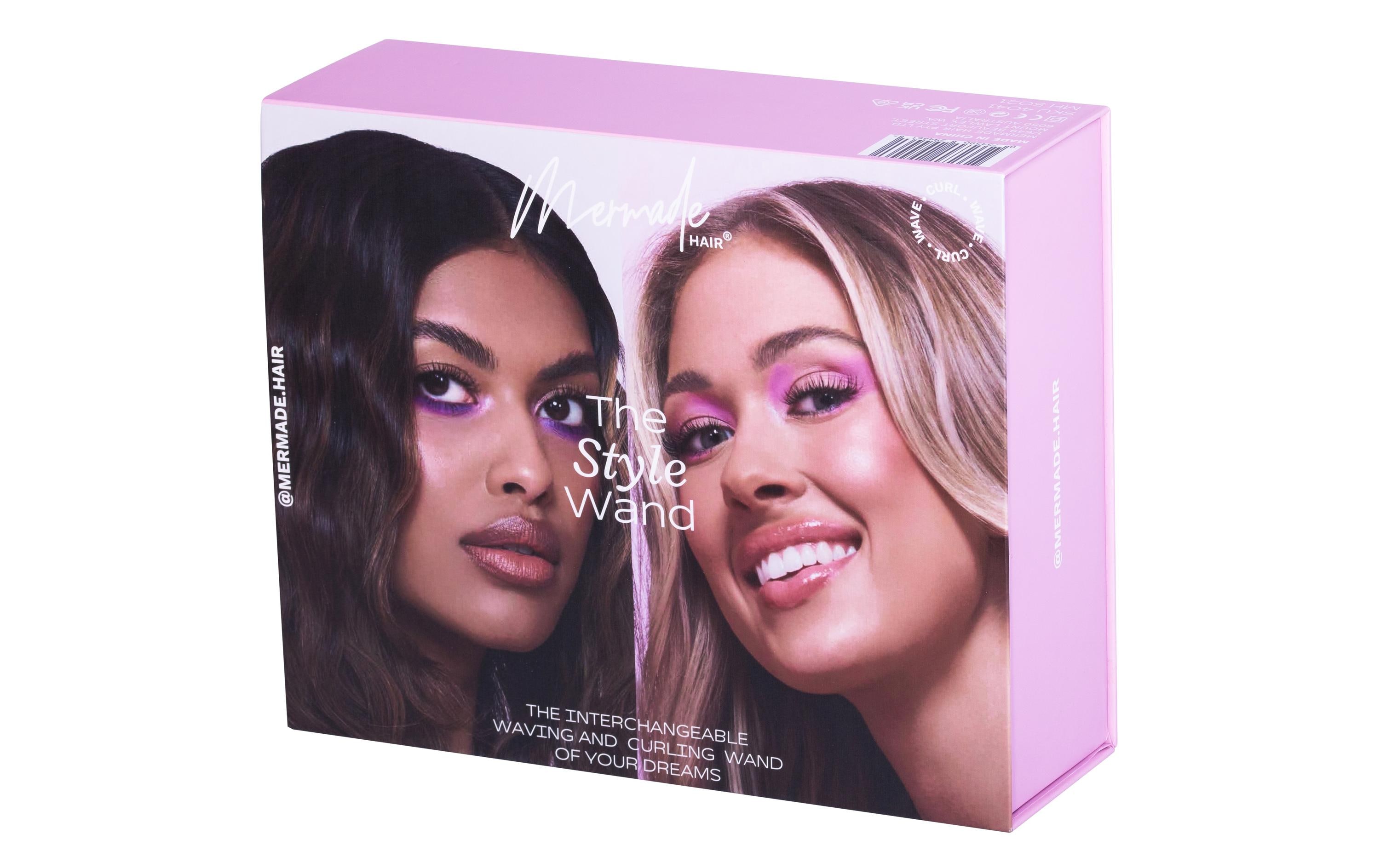 Mermade Welleneisen Style Wand Pink