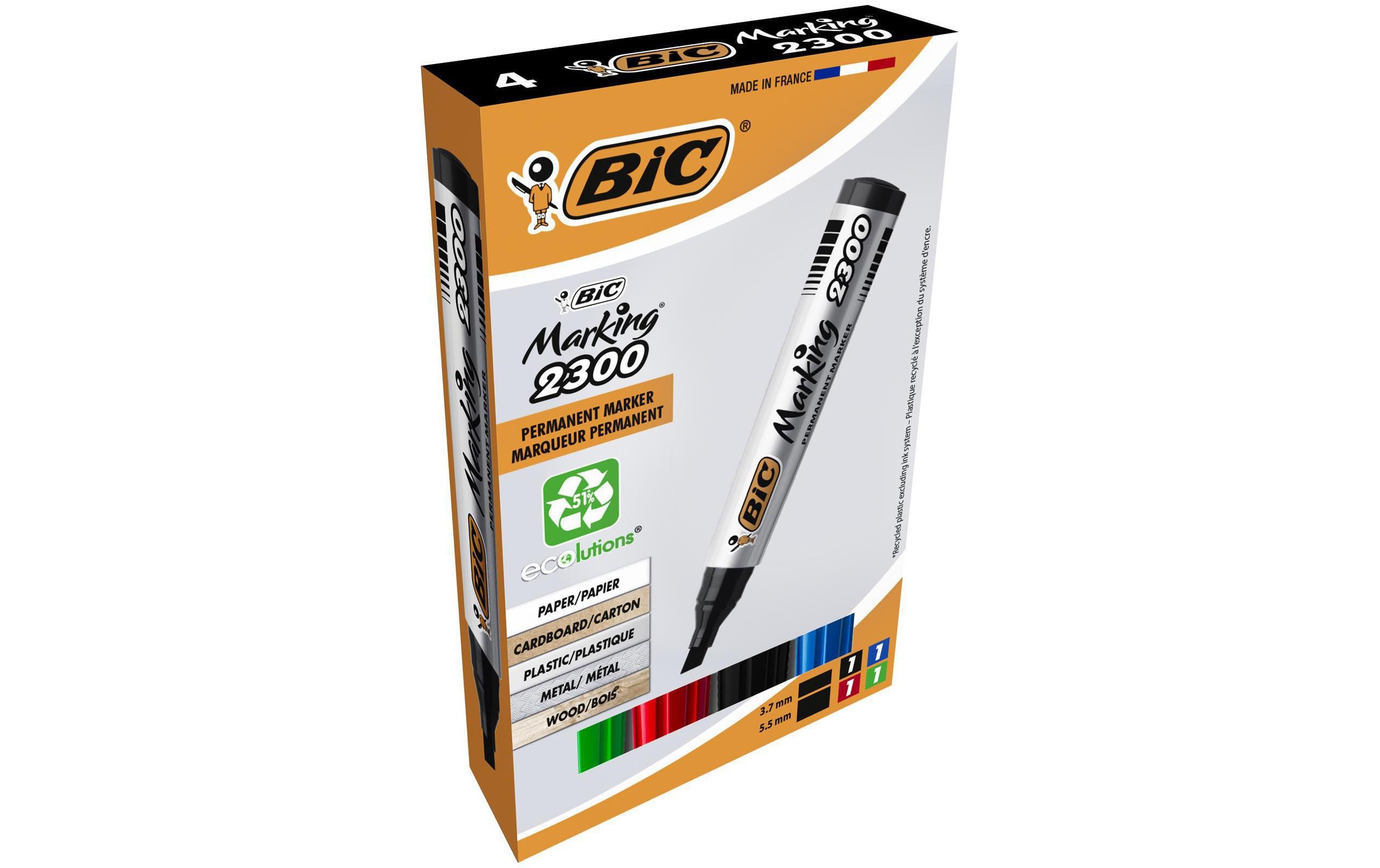 BIC Permanent-Marker Making 2300 ECOlutions 4 Stück
