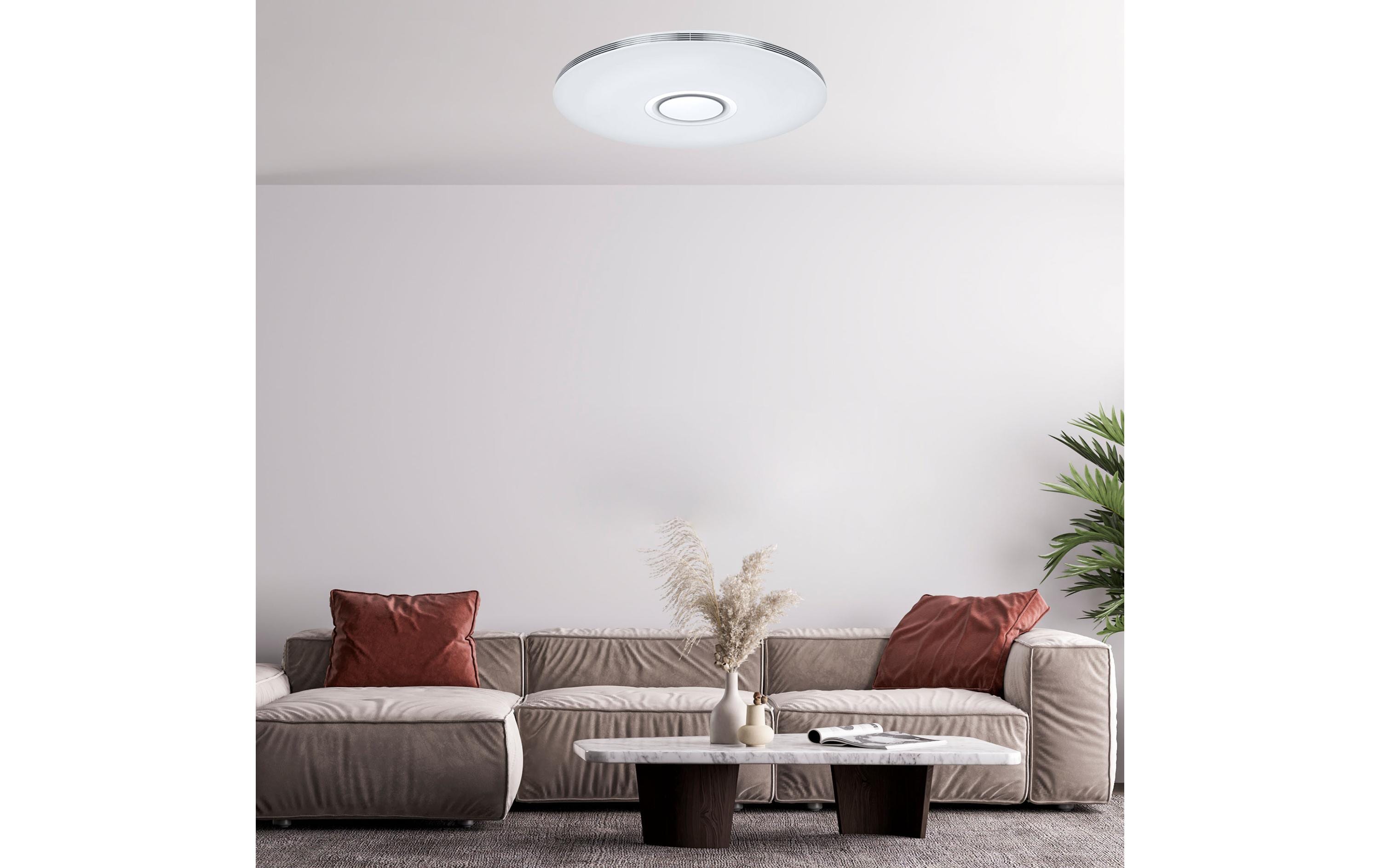 KSiX Intelligente Deckenleuchte Aura RGBIC 90 W Weiss 49 cm