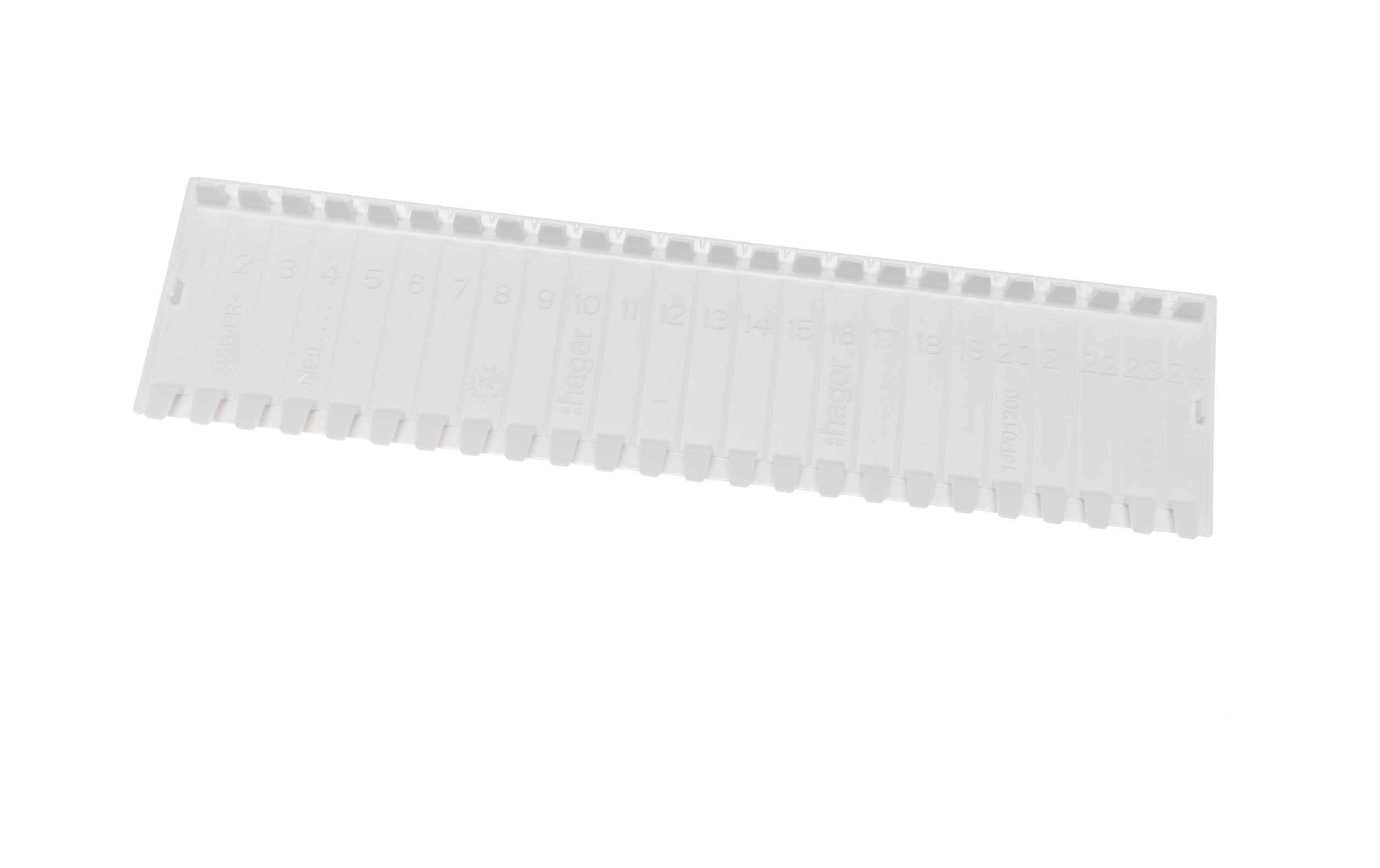 Hager Abdeckstreifen universZ, 12PLE brechbar