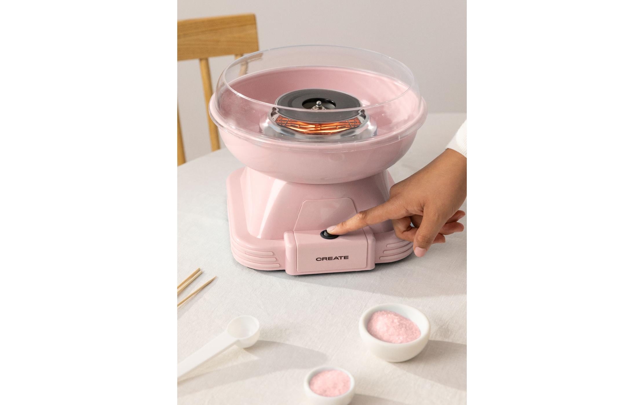 Create Zuckerwattemaschine Pastelrosa