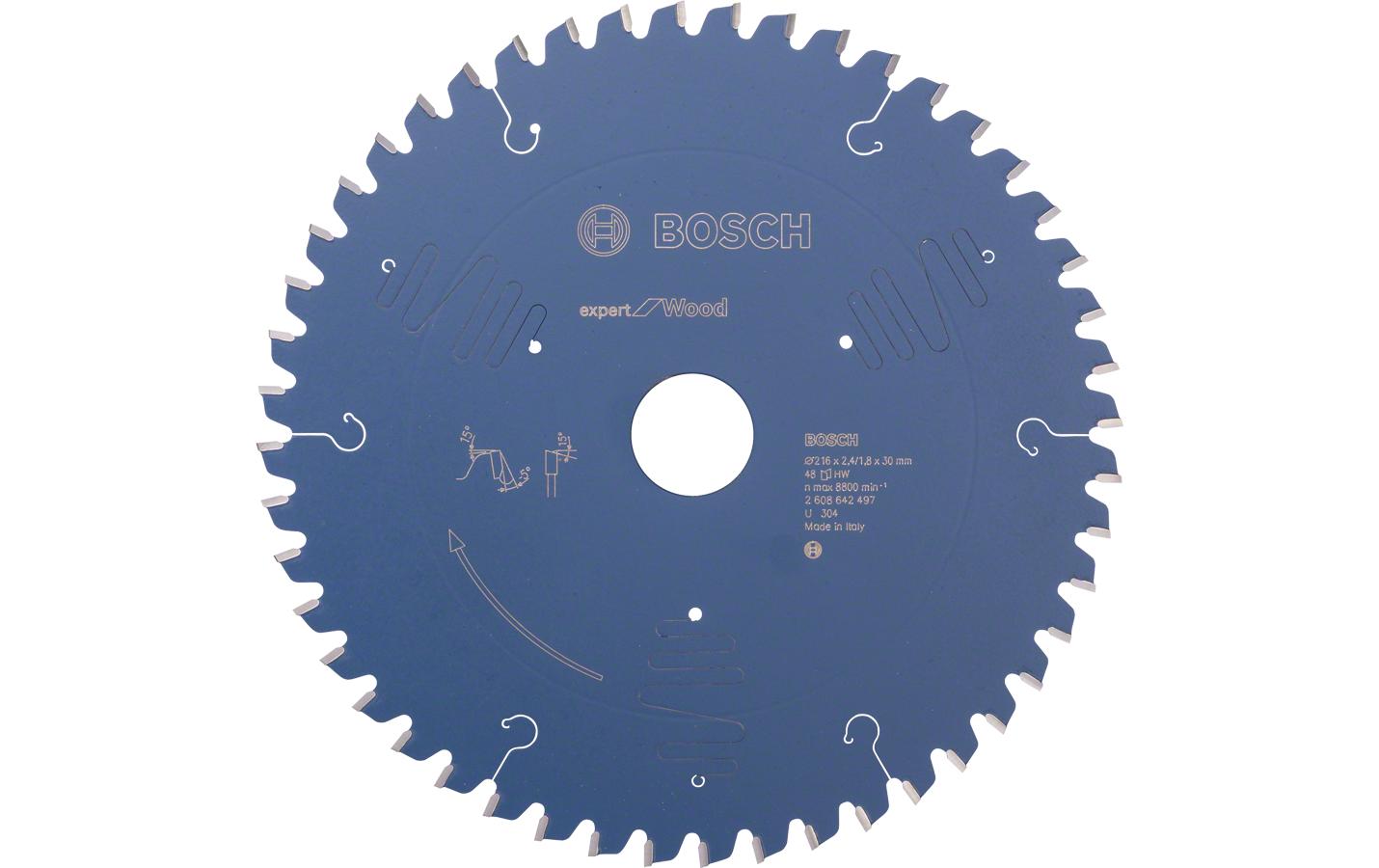 Bosch Professional Kreissägeblatt Expert for Wood Ø 216