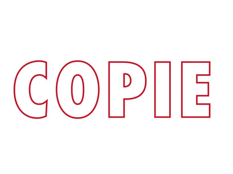 Colop Wort- und Datumsstempel Green Line «COPIE», Rot Colop Wort- und Datumsstempel Green Line «COPIE», Rot