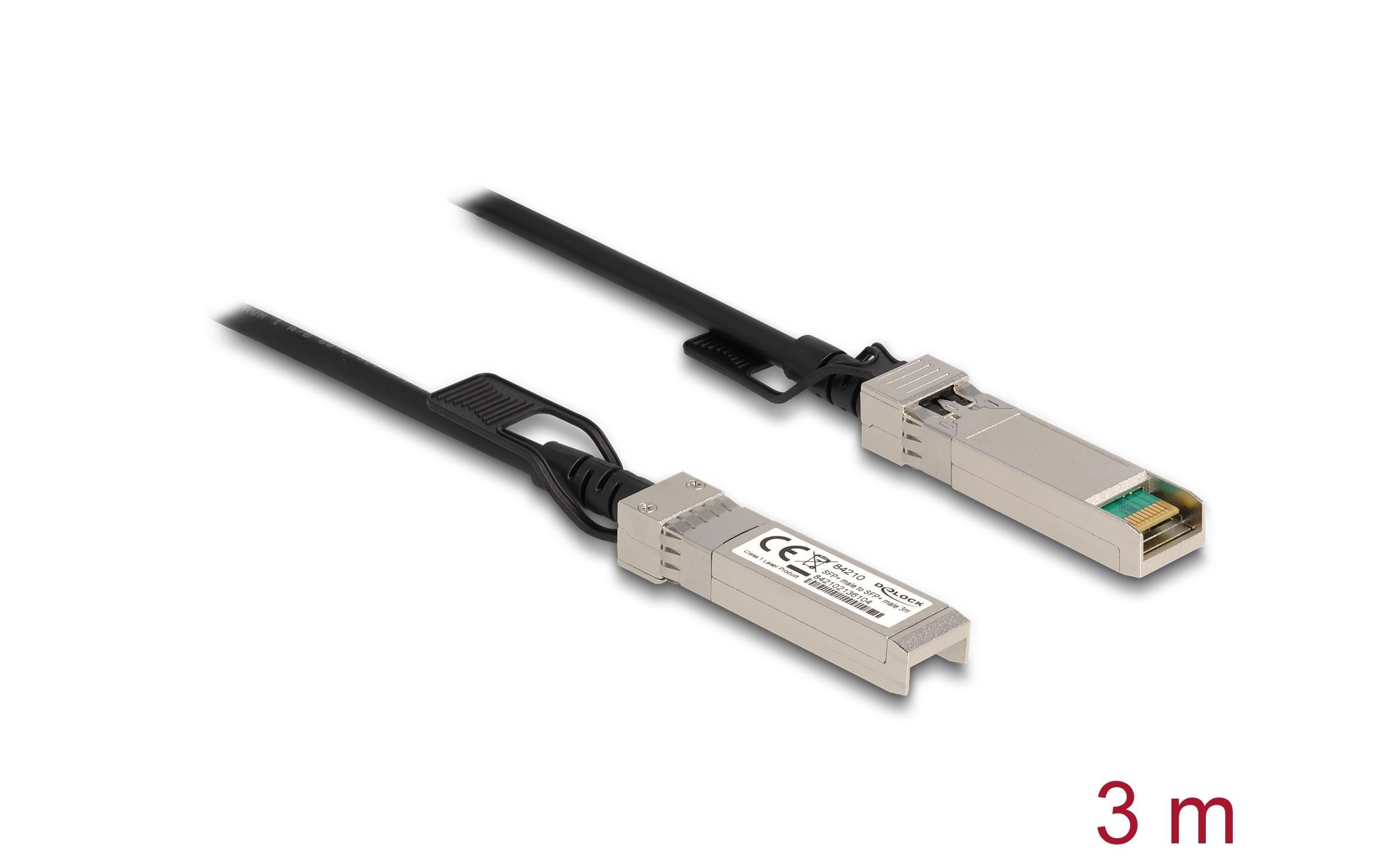 Delock Direct Attach Kabel SFP+/SFP+ 3 m Delock Direct Attach Kabel SFP+/SFP+ 3 m