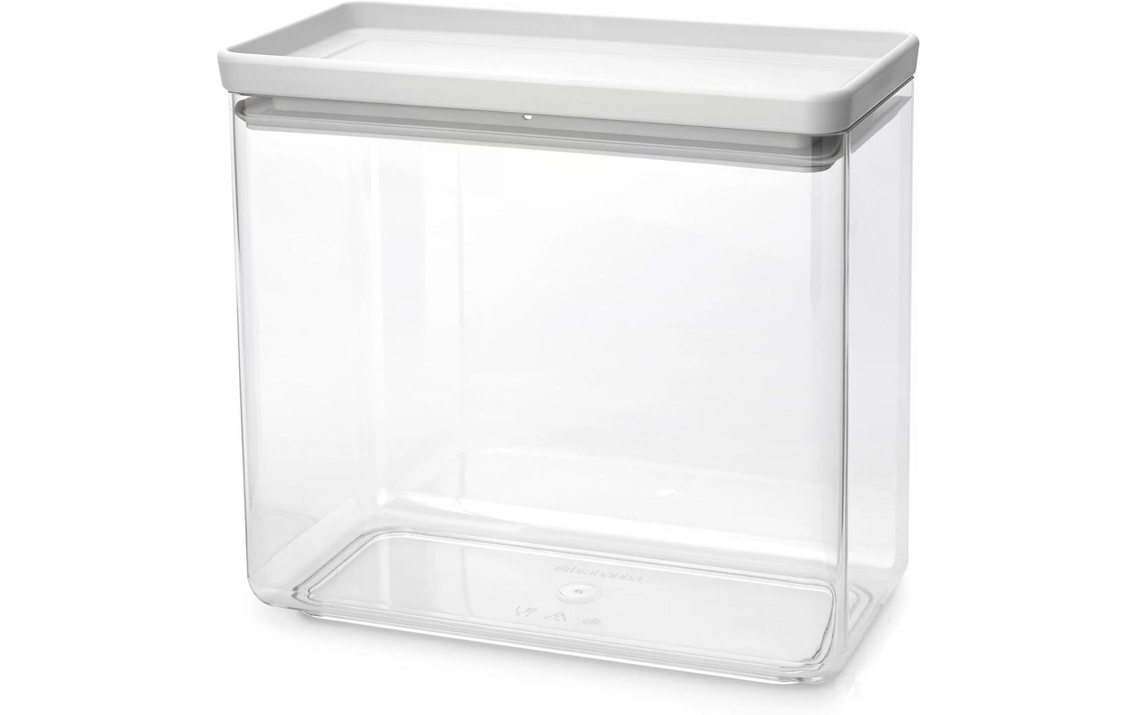 Brabantia Vorratsdose Tasty+ 3.5 l, Grau/Hellgrau/Transparent