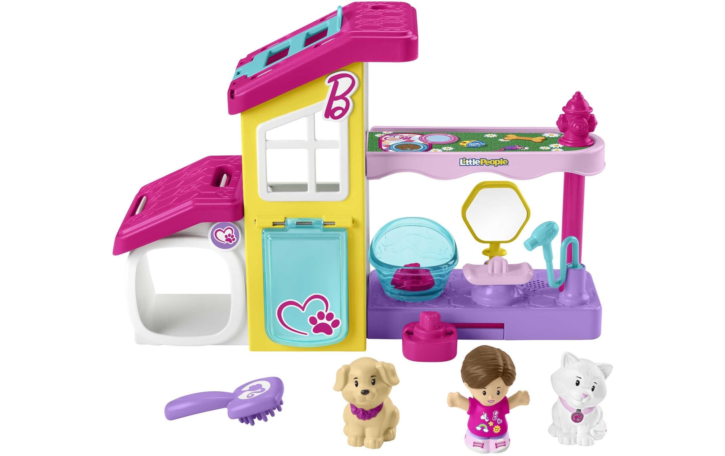 Fisher-Price Beschäftigungsspielzeug Little People Barbie Tierstation