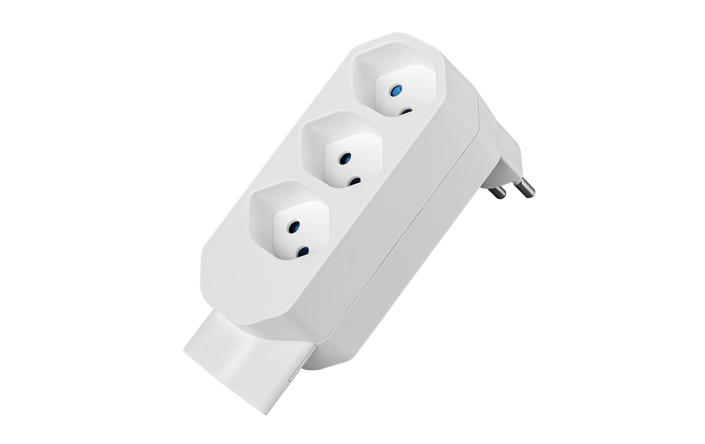 STEFFEN Manta Mehrfachadapter 4xT13 (1x unten) drehbar 4