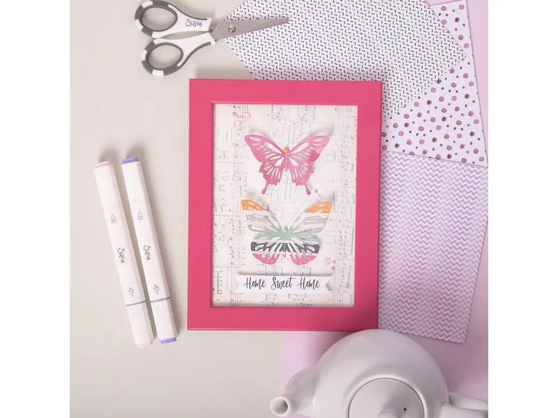 Sizzix Stanzschablone Schmetterlinge , Blatt