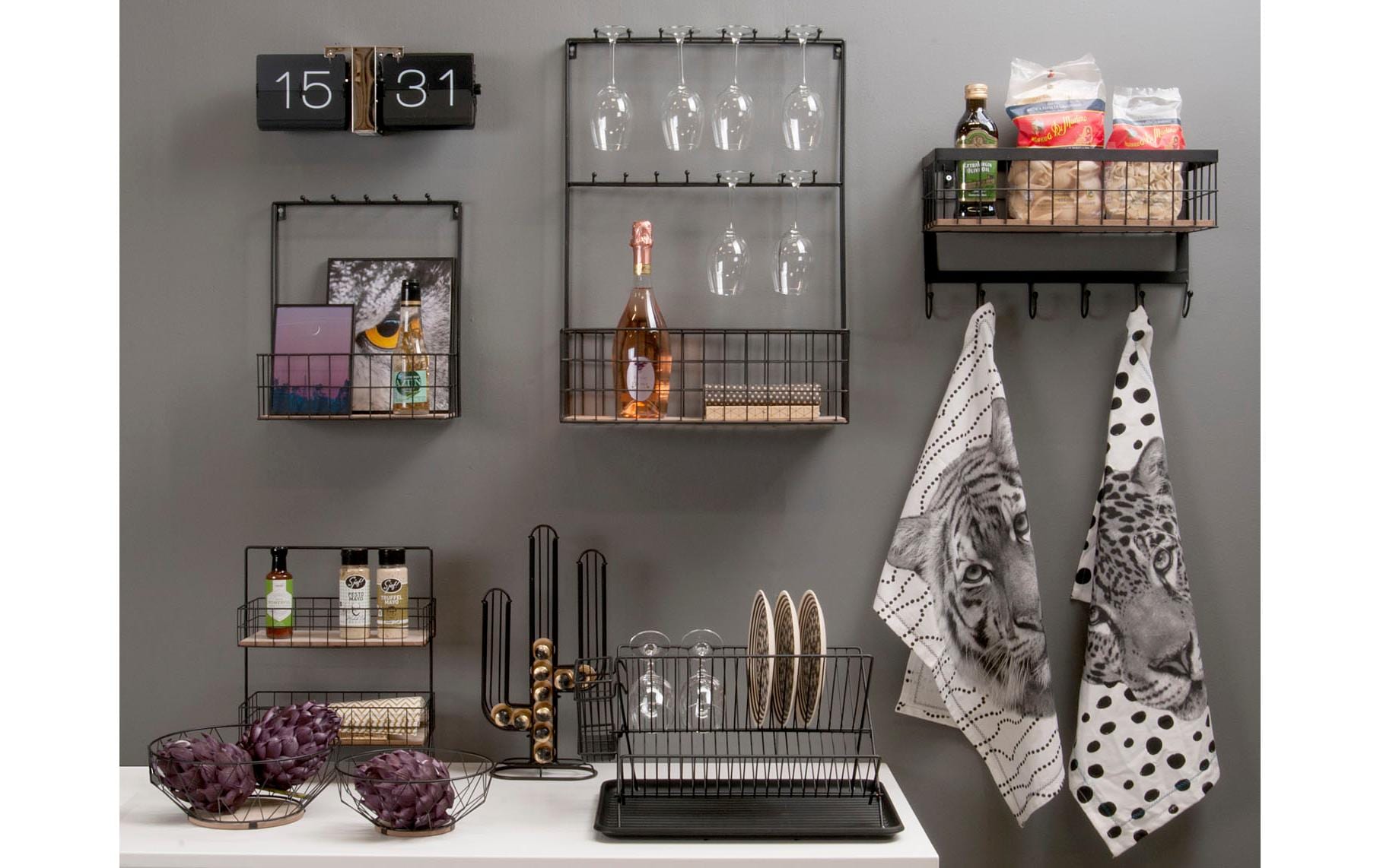 present time Abtropfgestell Classic Schwarz