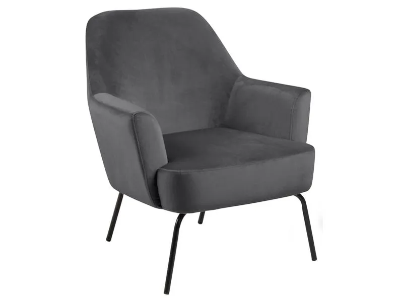 AC Design Sessel Melissa 75 x 83 cm Dunkelgrau AC Design Sessel Melissa 75 x 83 cm Dunkelgrau
