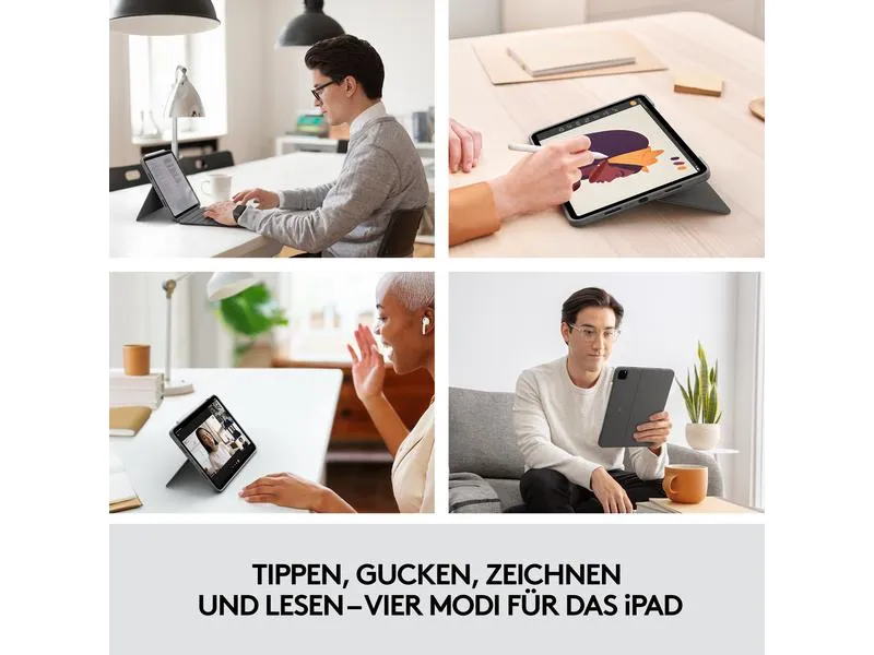 Logitech Tablet Tastatur Cover Combo Touch iPad Pro 11 1.-4. Gen Logitech Tablet Tastatur Cover Combo Touch iPad Pro 11 1.-4. Gen