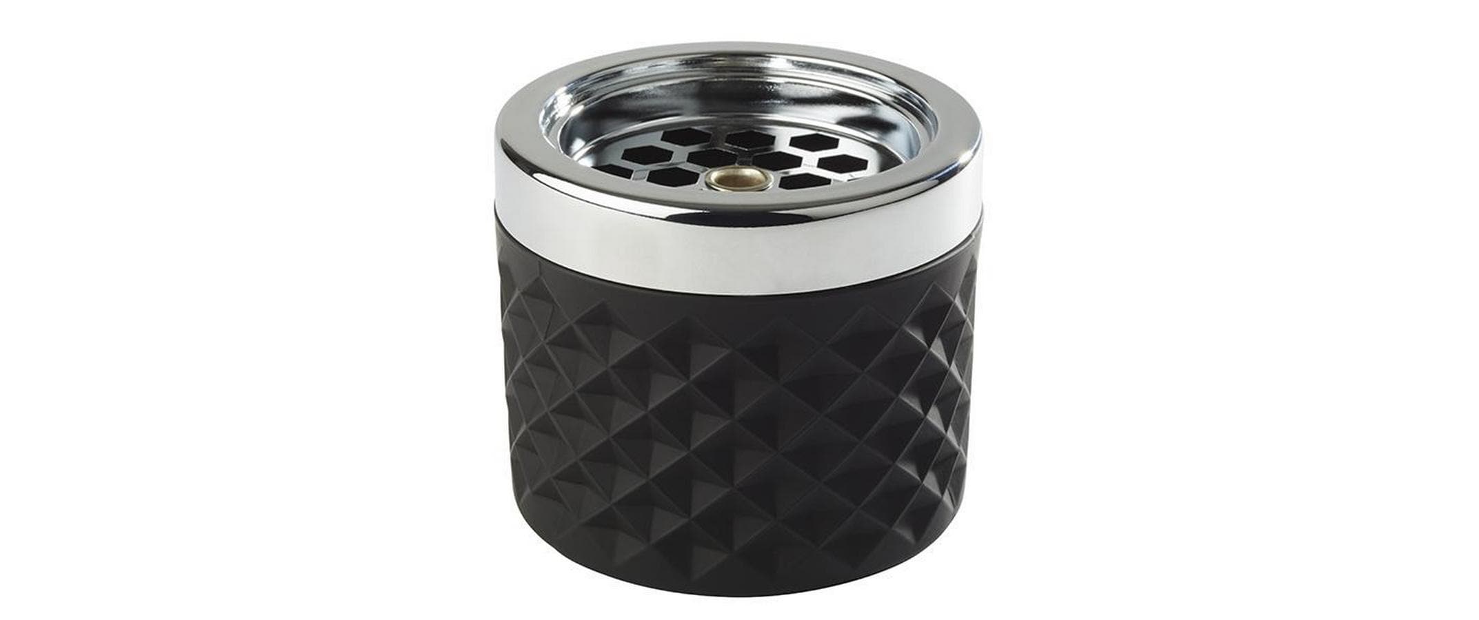 APS Windaschenbecher Nebula Schwarz/Silber