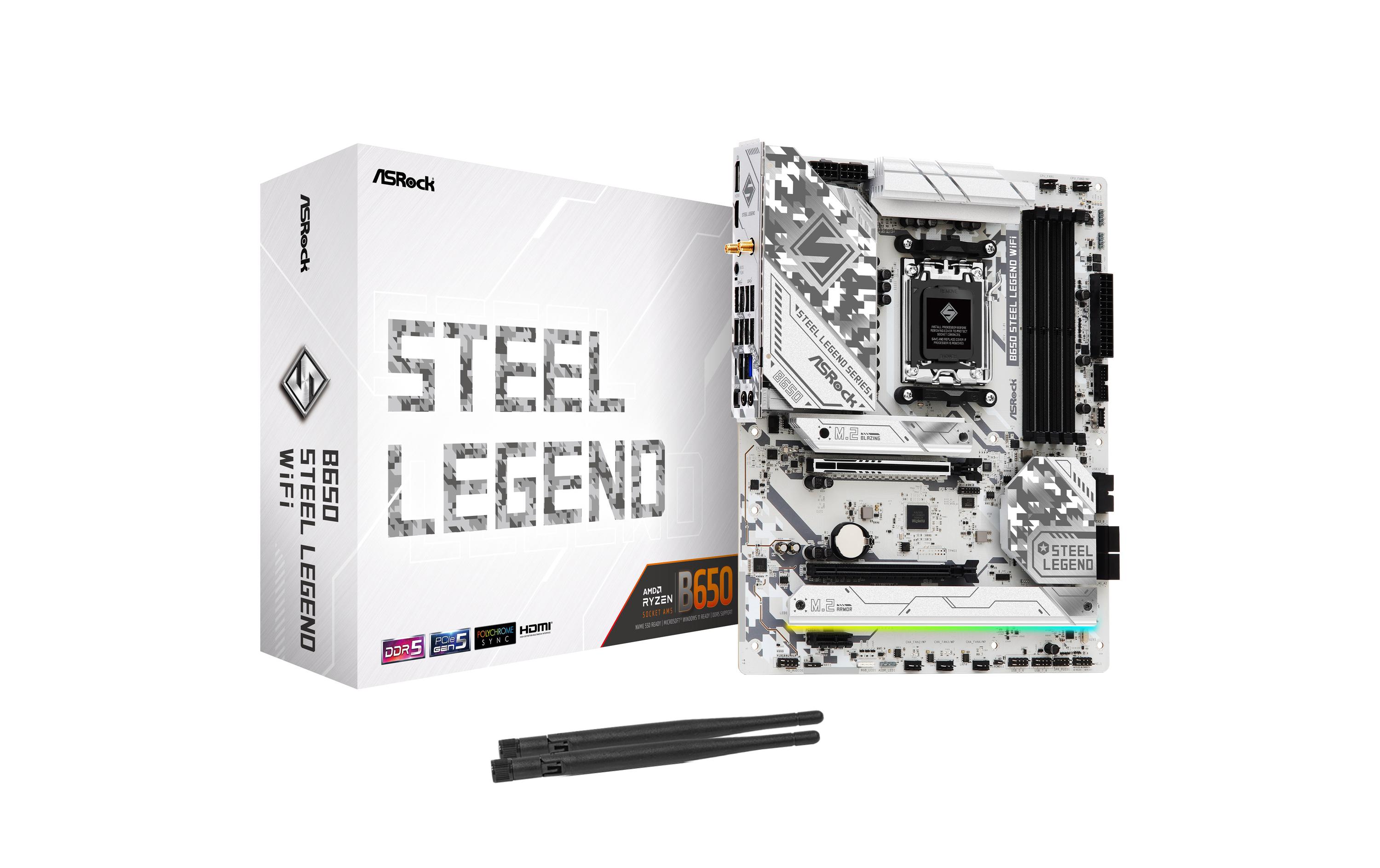 ASRock Mainboard B650 Steel Legend WiFi