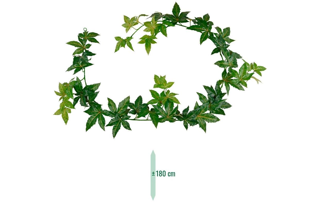 Botanic-Haus Kunstpflanze Ahorn Girlande Grün, 180 cm