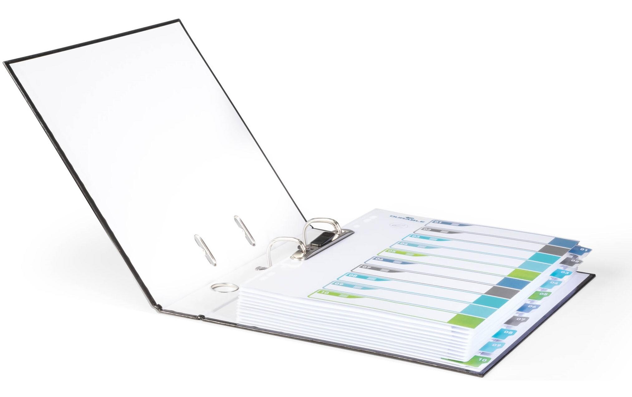 DURABLE Register A4+, 1-10, 5-farbig