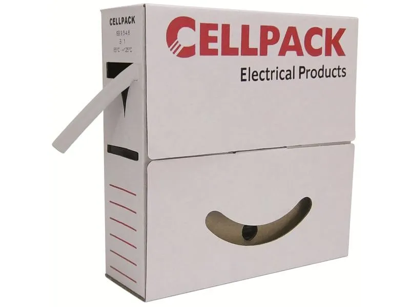 Cellpack AG Schrumpfschlauch 10 m x 9 mm Weiss Cellpack AG Schrumpfschlauch 10 m x 9 mm Weiss
