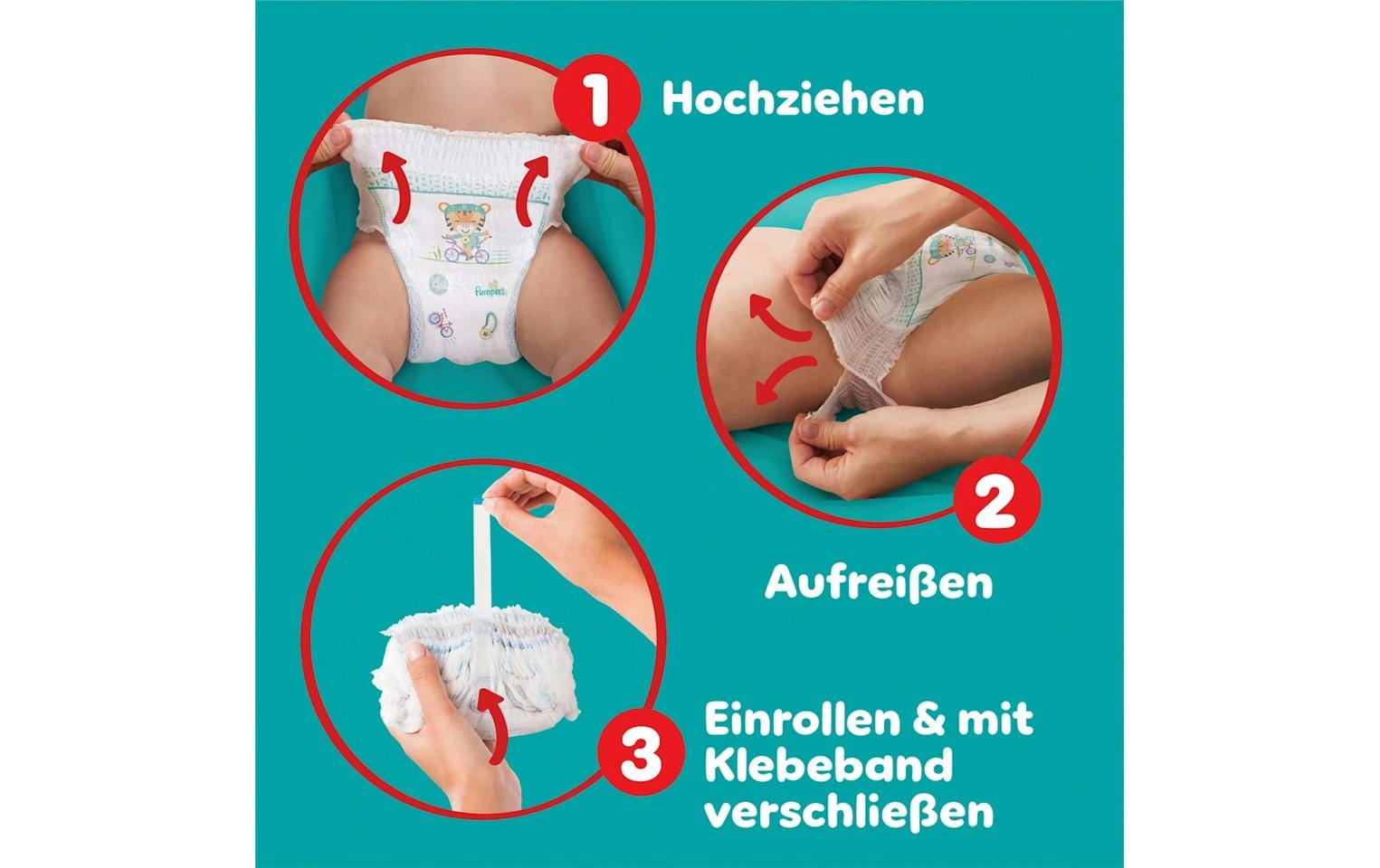 Pampers Windeln Baby Dry Nappy Pants Grösse 4