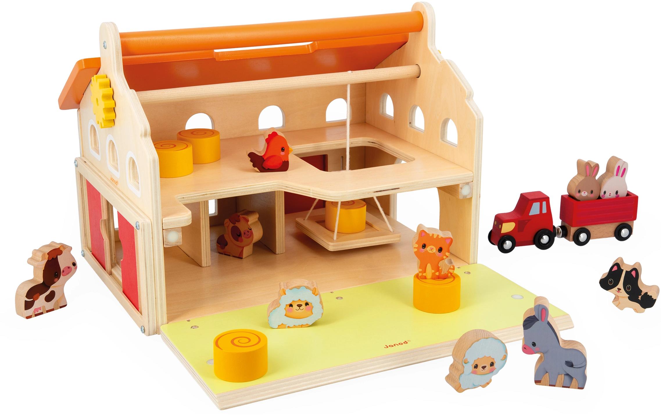 Janod Beschäftigungsspielzeug Mein erster Bauernhof