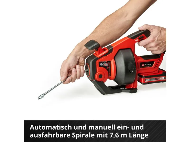 Einhell Akku-Rohrreiniger TE-DA 18/760 Li