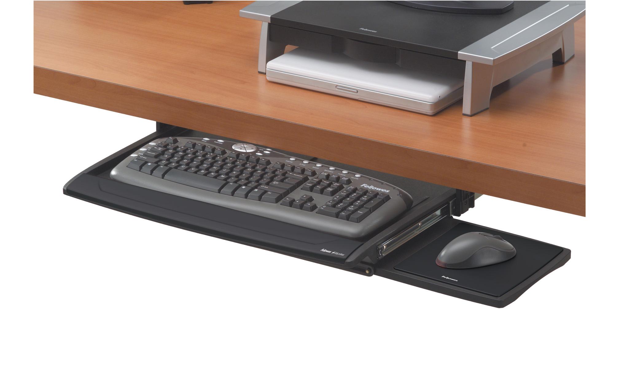 Fellowes Tastaturschublade Office Suites Deluxe Anthrazit