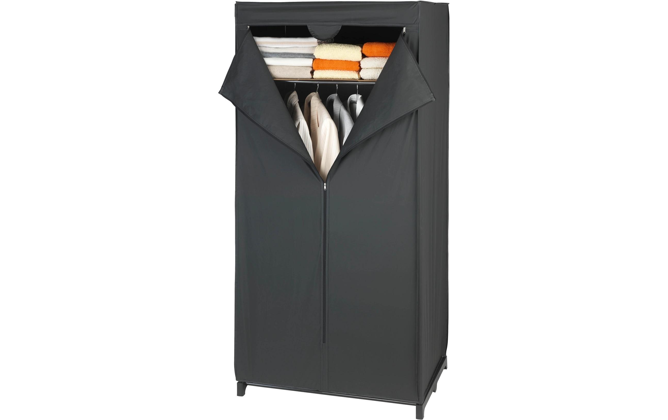Wenko Kleiderschrank Deep Black 75 cm x 160 cm, 1 Stück