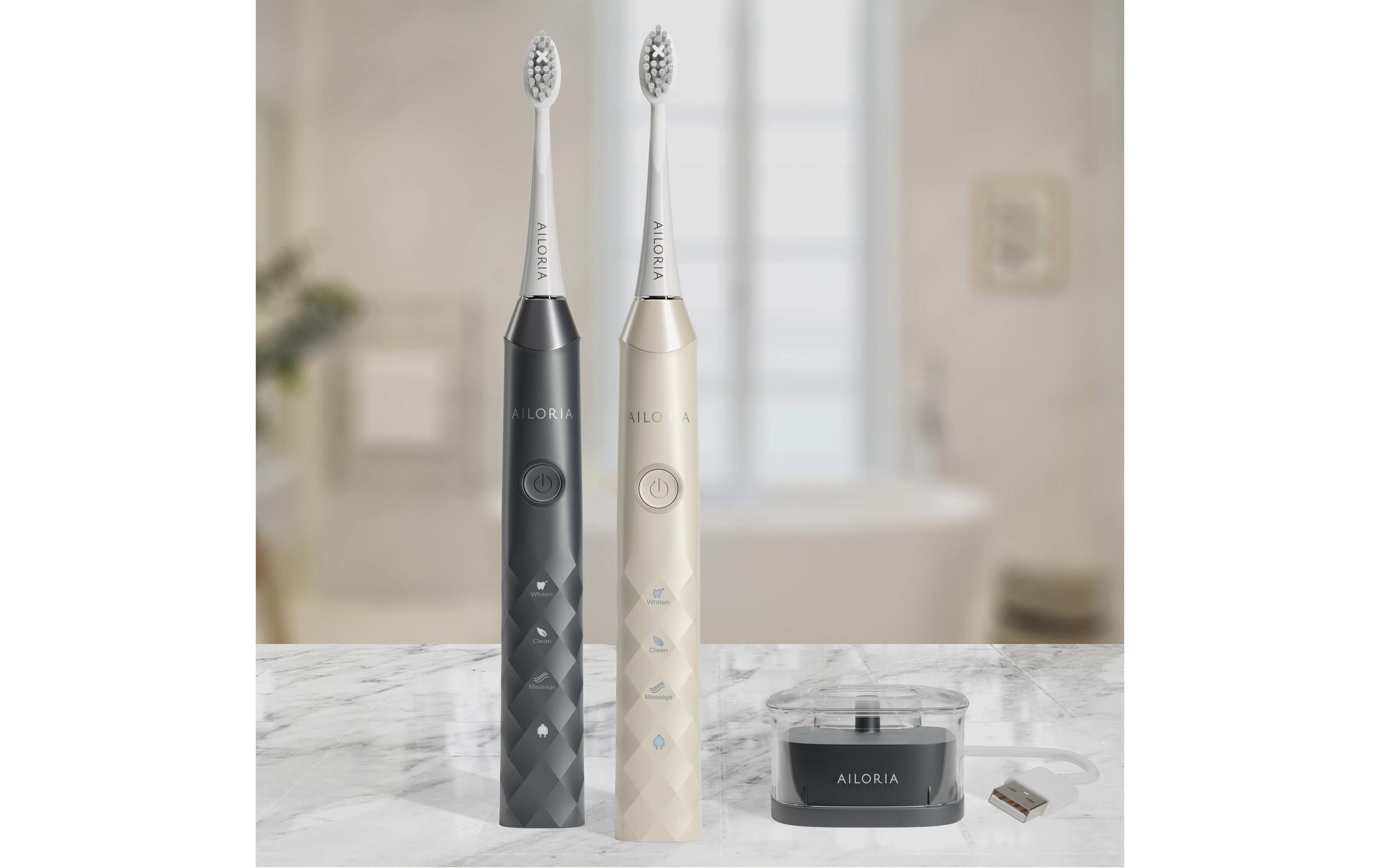 Ailoria Schallzahnbürste Shine Bright Onyx