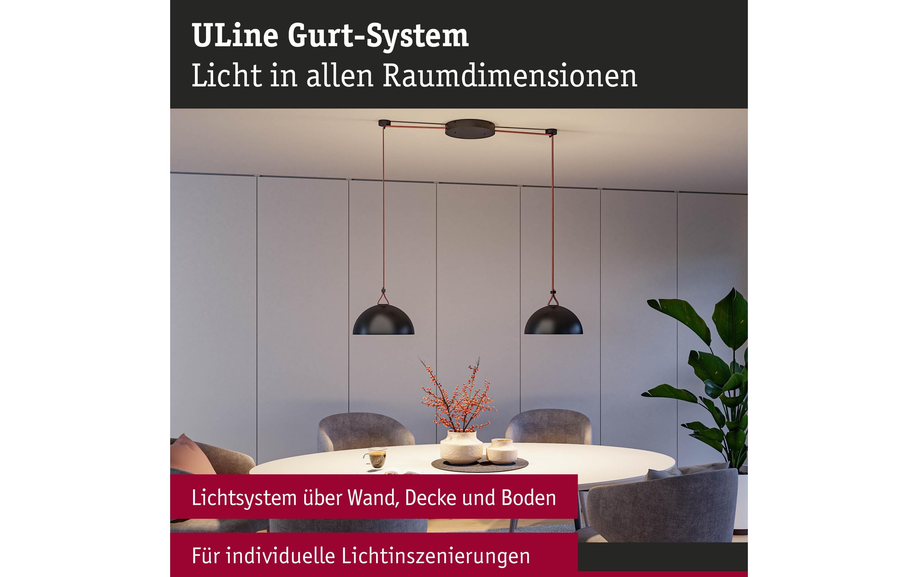 Paulmann Gurt ULine 10 m, Dacron, Terracotta