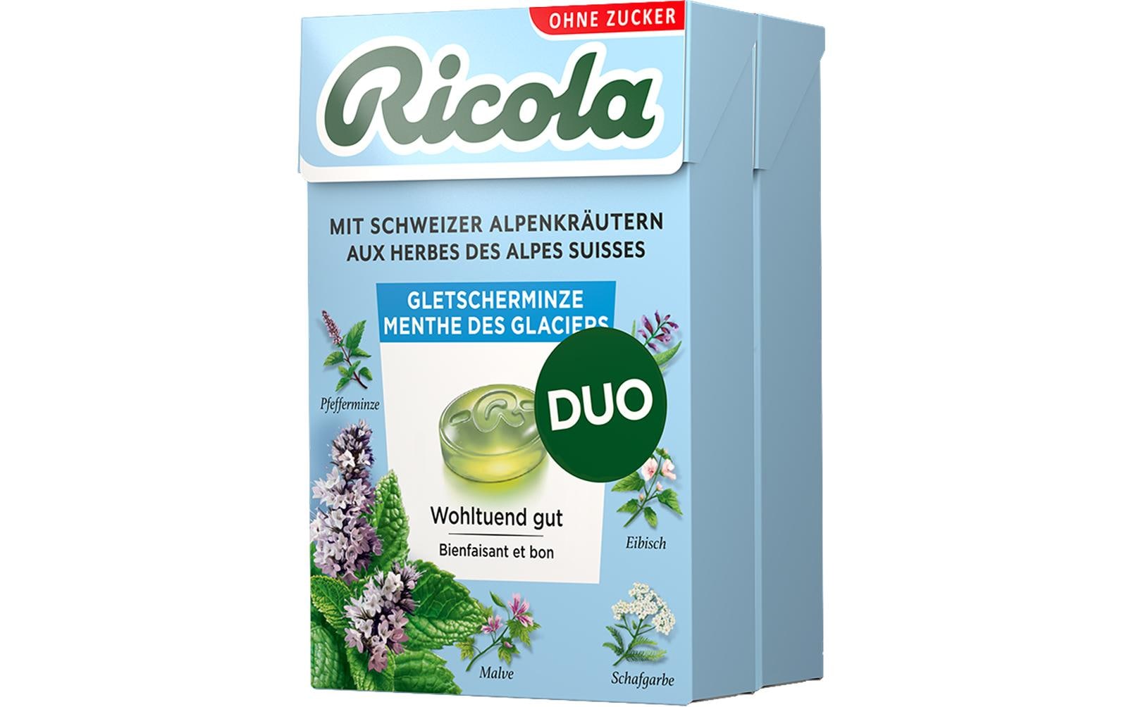 Ricola Bonbons Gletscherminze 2 x 50 g