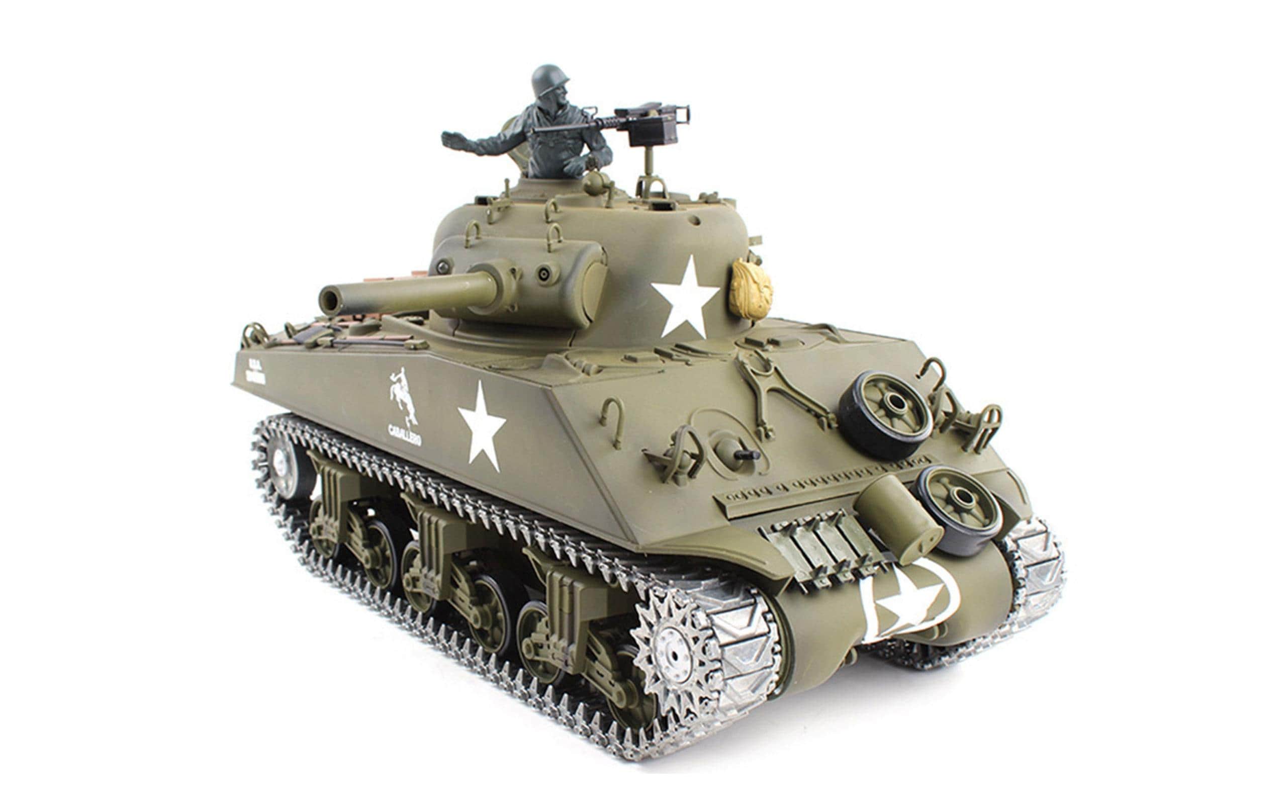 Amewi Panzer Sherman U.S. M4A3 105 mm Howitzer RTR, 1:16