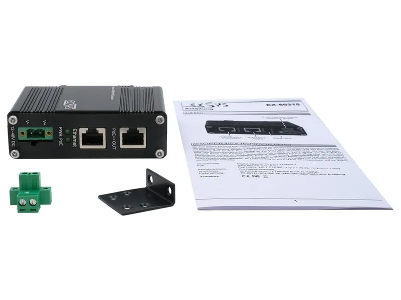 Exsys PoE Injector EX-60315 Exsys PoE Injector EX-60315
