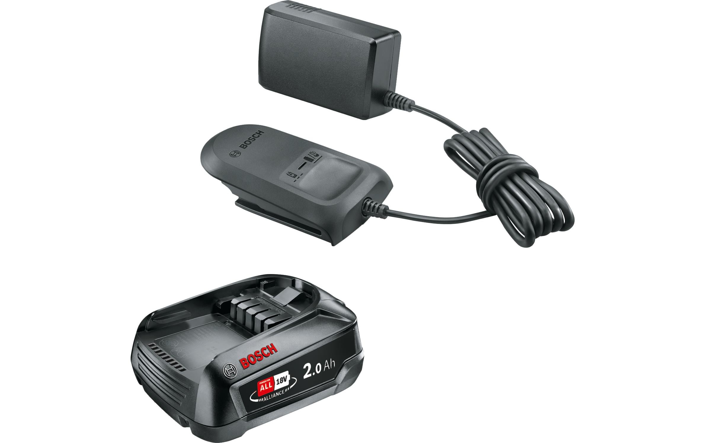 Bosch Akku Set 18 V, 2Ah+AL18 V-20 Bosch Akku Set 18 V, 2Ah+AL18 V-20