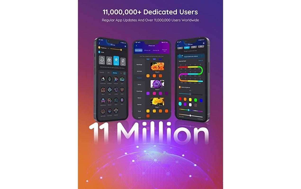 Govee LED Stripe Basic, 5 m, RGBIC, Wi-Fi + Bluetooth