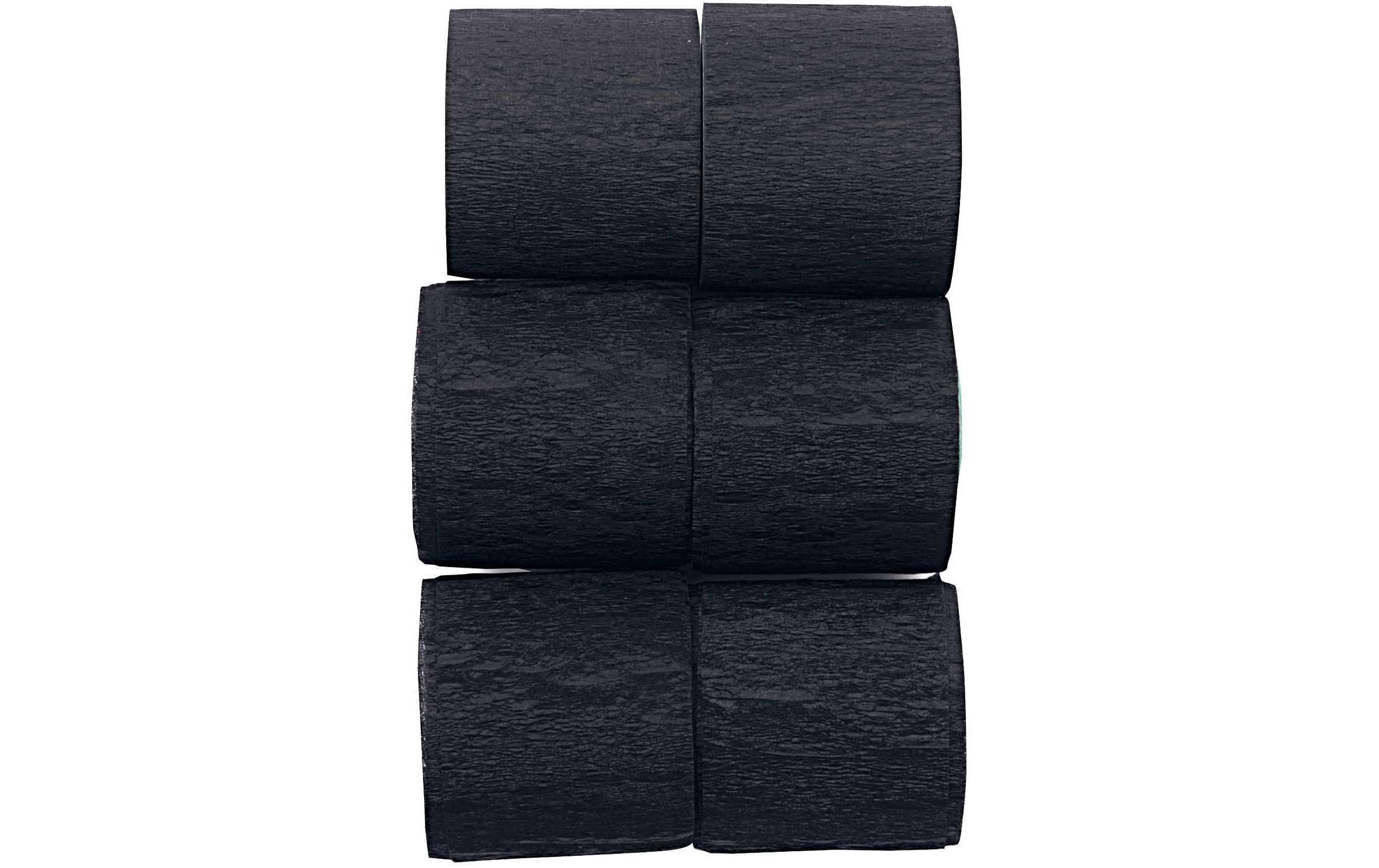 Rico Design Kreppbänder 6 Rollen, Schwarz Rico Design Kreppbänder 6 Rollen, Schwarz