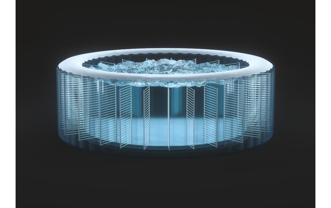 Intex Whirlpool Purespa Chevron Deluxe Ø 173